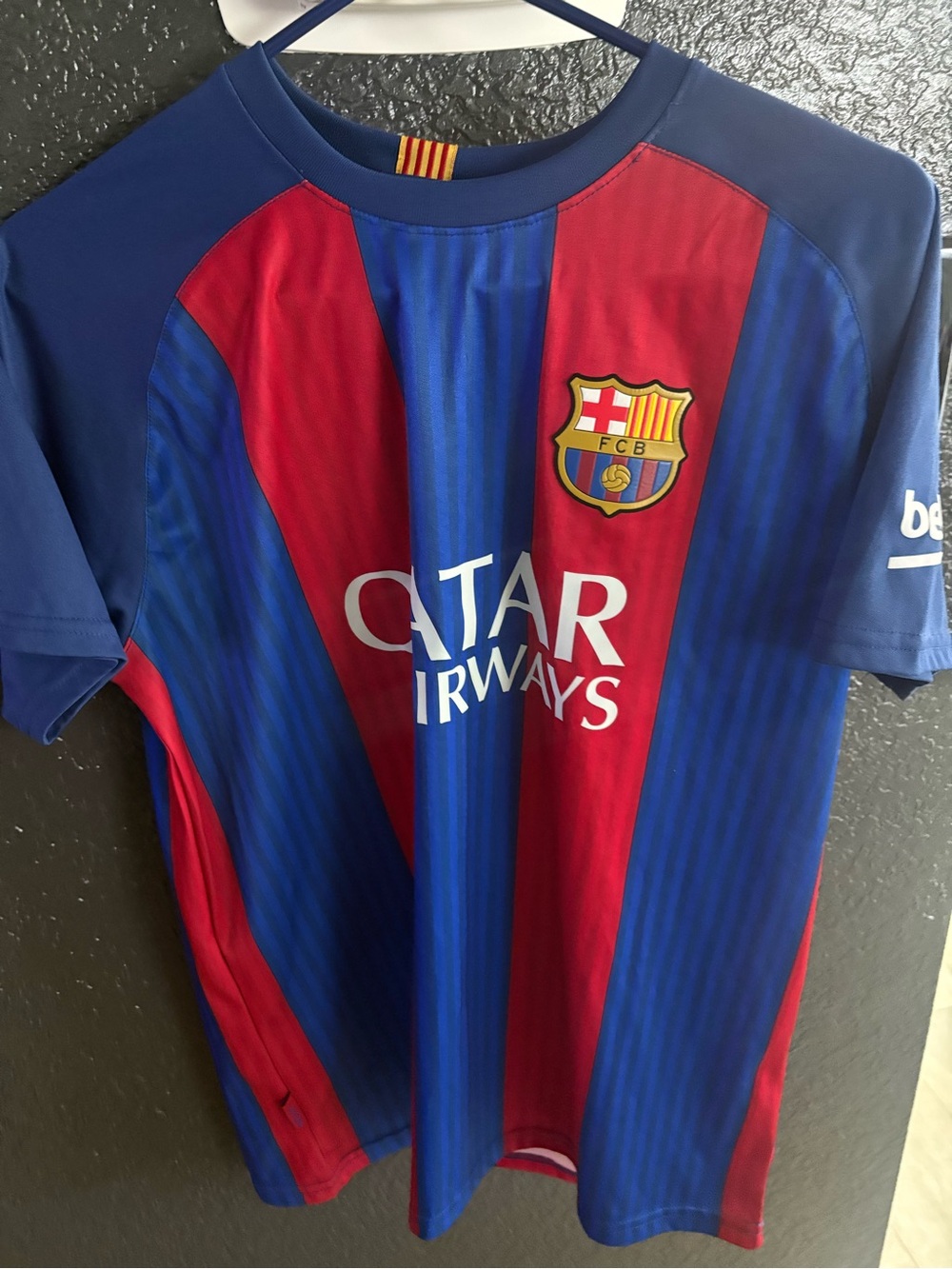 FC Barcelona Men's Blue & Red Home Jersey